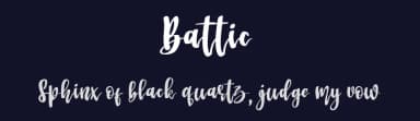 Battic by MixJpg — Script Handwritten Font — thumbnail 2