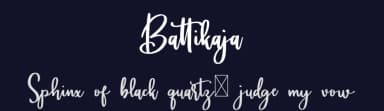 Battikaja by lyanatha — Script Handwritten Font — thumbnail 2