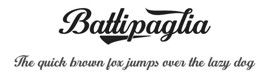 Battipaglia by Ahmad Rofingi — Script Handwritten Font