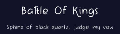 Battle Of Kings by Aisyah — Script Handwritten Font — thumbnail 2