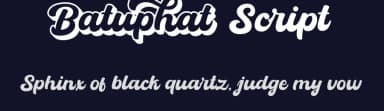 Batuphat Script by Debut Studio — Script Handwritten Font — thumbnail 2