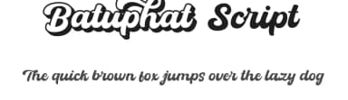 Batuphat Script by Debut Studio — Script Handwritten Font — thumbnail 1