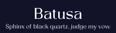 Batusa by Yukita Creative — Sans Serif Font — thumbnail 2