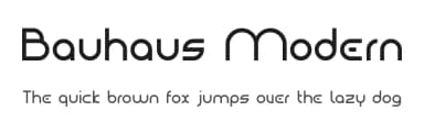 Bauhaus Modern by Nils Kähler — Sans Serif Font — thumbnail 1