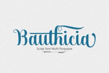 Bauthicia Font by Juniors — Script Handwritten Font — thumbnail 1