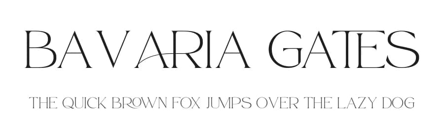 Bavaria Gates by Din Studio — Serif Font