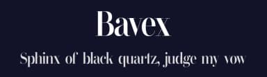 Bavex by FG Studios — Serif Font — thumbnail 2