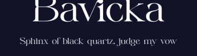 Bavicka by Aqeel_Art — Serif Font — thumbnail 2