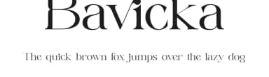 Bavicka by Aqeel_Art — Serif Font — thumbnail 1