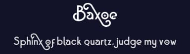 Baxoe by 160 Studio — Sans Serif Font — thumbnail 2