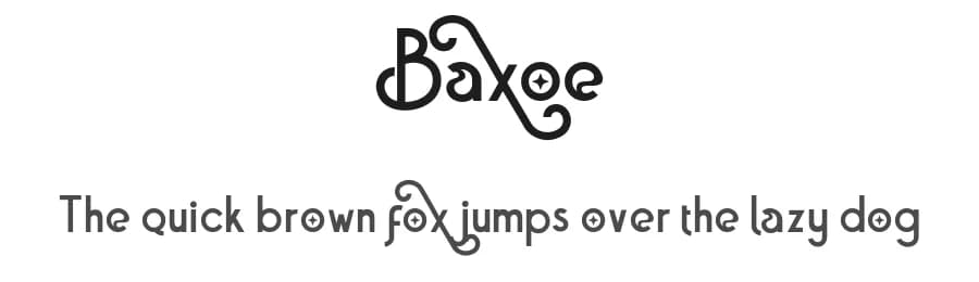 Baxoe by 160 Studio — Sans Serif Font