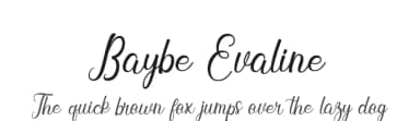 Baybe Evaline by Letterfand.Studio — Script Handwritten Font — thumbnail 1
