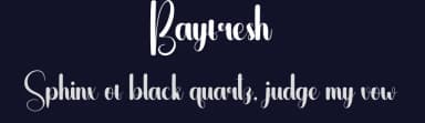 Bayfresh by Andi Moz — Script Handwritten Font — thumbnail 2