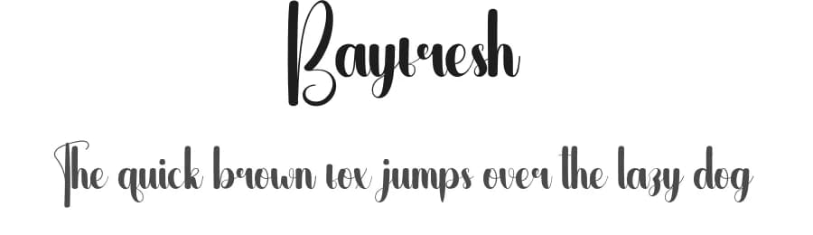 Bayfresh by Andi Moz — Script Handwritten Font