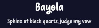 Bayola by Sensatype Studio — Script Handwritten Font — thumbnail 2