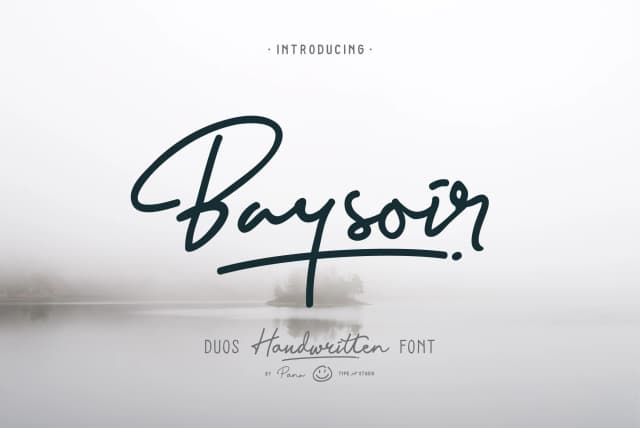 Baysoir Font by Pana Type — Script Handwritten Font
