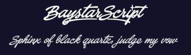 Baystar Script by Måns Grebäck — Script Handwritten Font — thumbnail 2