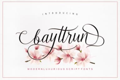 Bayttrun Script Font by Encolab — Script Handwritten Font — thumbnail 1