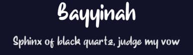 Bayyinah by Carpiola Studio — Script Handwritten Font — thumbnail 2