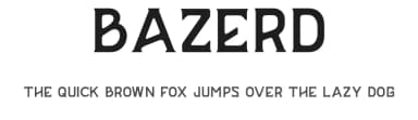 Bazerd by Sholeha Anata — Sans Serif Font — thumbnail 1