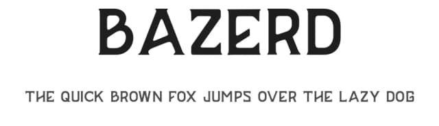 Bazerd by Sholeha Anata — Sans Serif Font