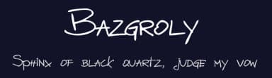 Bazgroly by Tomasz Skowroński — Script Handwritten Font — thumbnail 2