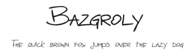 Bazgroly by Tomasz Skowroński — Script Handwritten Font — thumbnail 1