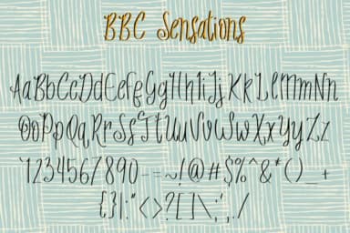 BBC Sensations Font by BellaBoo — Serif Font — thumbnail 2