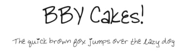 BBY Cakes! by kelsotic — Script Handwritten Font — thumbnail 1