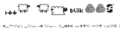BD Flossy by Büro Destruct — Dingbats Font — thumbnail 1