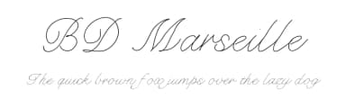 BD Marseille by Britt Douglas — Script Handwritten Font — thumbnail 1