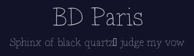 BD Paris by Britt Douglas — Script Handwritten Font — thumbnail 2
