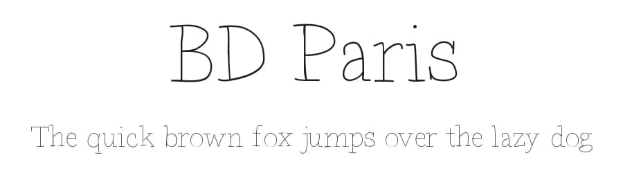 BD Paris by Britt Douglas — Script Handwritten Font — preview 1