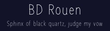 BD Rouen by Britt Douglas — Script Handwritten Font — thumbnail 2