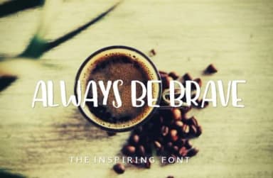 Be Brave Font by RainbowGraphicx — Script Handwritten Font — thumbnail 2