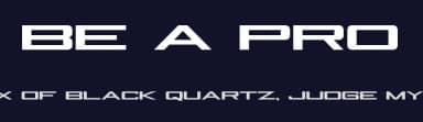 Be A Pro by Jayde Garrow — Sans Serif Font — thumbnail 2