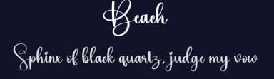 Beach by Scratchones — Script Handwritten Font — thumbnail 2