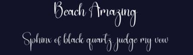 Beach Amazing by Andi Moz — Script Handwritten Font — thumbnail 2