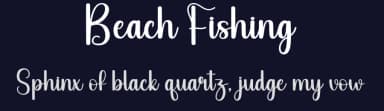 Beach Fishing by Scratchones — Script Handwritten Font — thumbnail 2