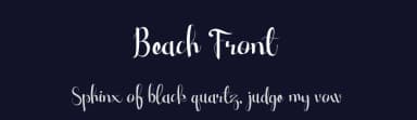 Beach Front by UI Creative — Script Handwritten Font — thumbnail 2