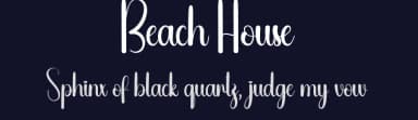 Beach House by Andi Moz — Script Handwritten Font — thumbnail 2