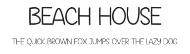 Beach House by Scratchones — Script Handwritten Font — thumbnail 1