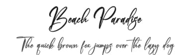 Beach Paradise by Letterena Studios — Script Handwritten Font — thumbnail 1