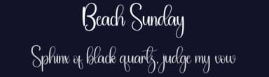 Beach Sunday by Andi Moz — Script Handwritten Font — thumbnail 2