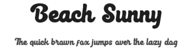 Beach Sunny by Eknoji Studio — Script Handwritten Font — thumbnail 1