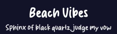 Beach Vibes by MJType — Script Handwritten Font — thumbnail 2