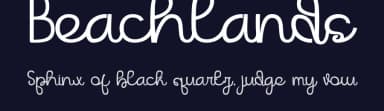 Beachlands by Ibram Syah — Script Handwritten Font — thumbnail 2