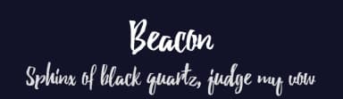Beacon by Cuong Truong Van — Script Handwritten Font — thumbnail 2