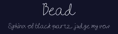 Bead by GORES Communitype Studio — Script Handwritten Font — thumbnail 2