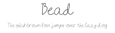 Bead by GORES Communitype Studio — Script Handwritten Font — thumbnail 1